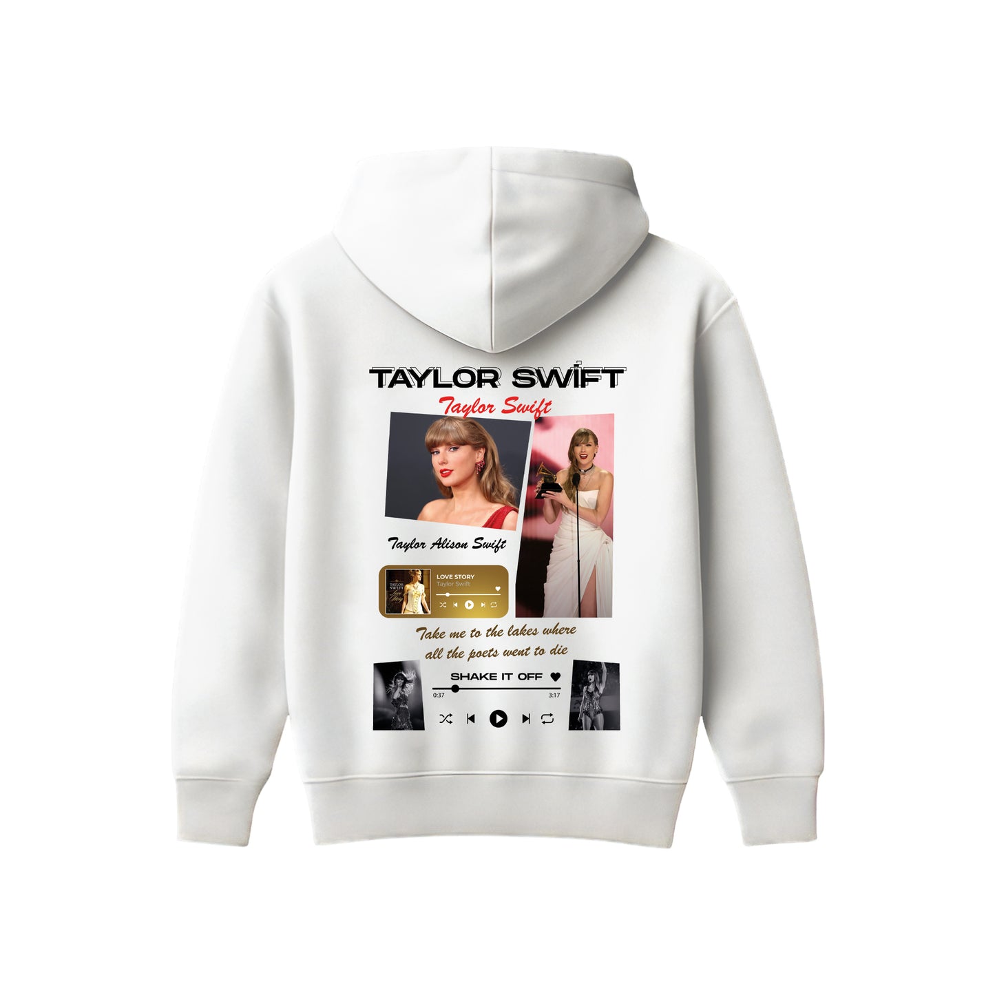 MACKBEARS™   Oversize TAYLOR SWİFT  Hoodie