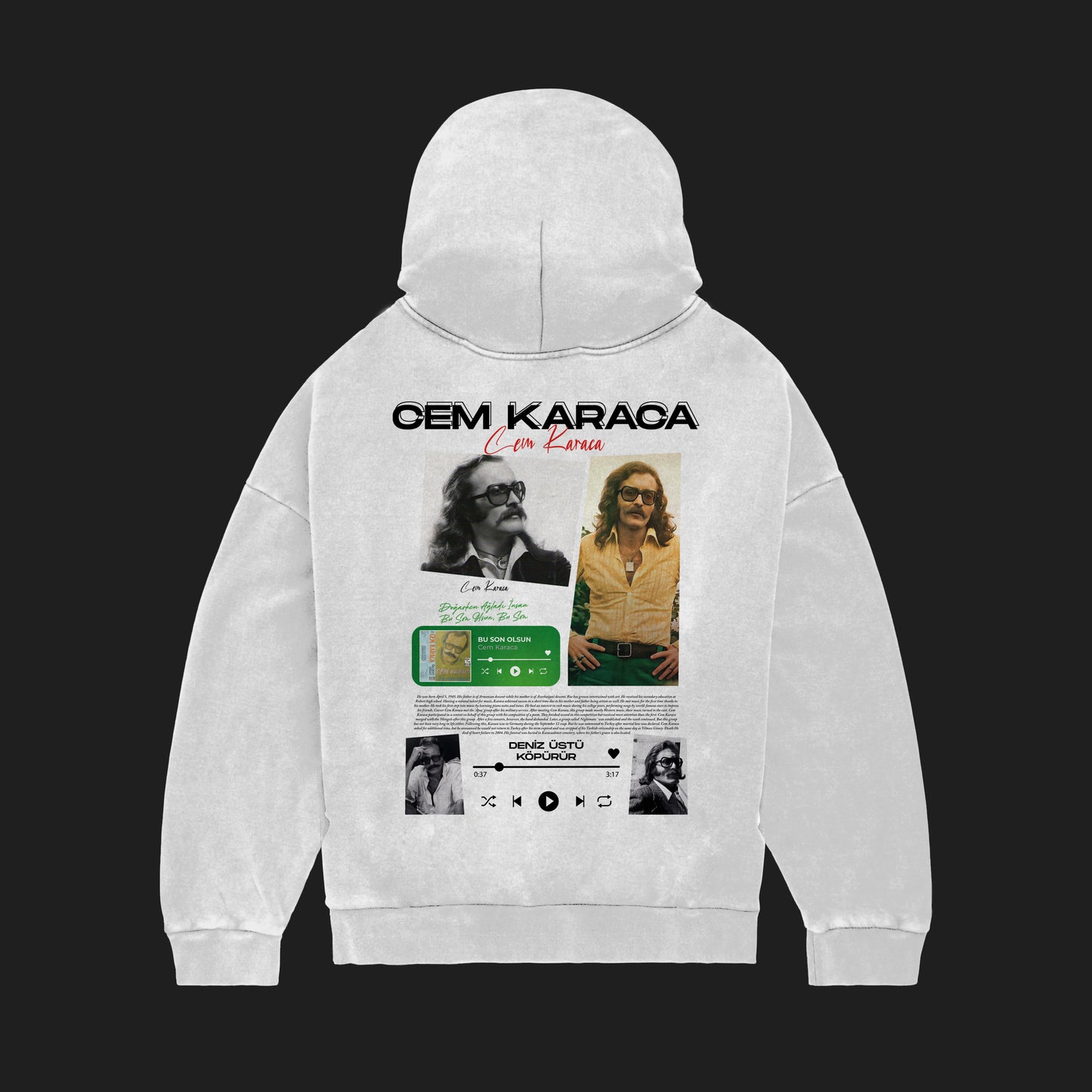MACKBEARS™   Oversize CEM KARACA Hoodie