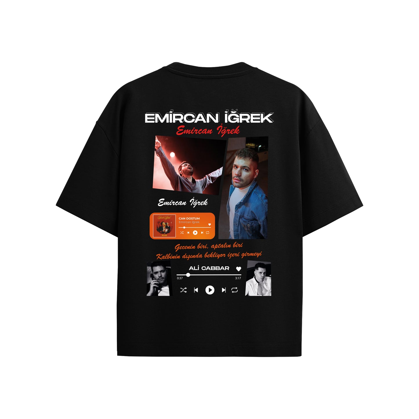 MACKBEARS™   Oversize  EMİRCAN İĞREK T-shirt