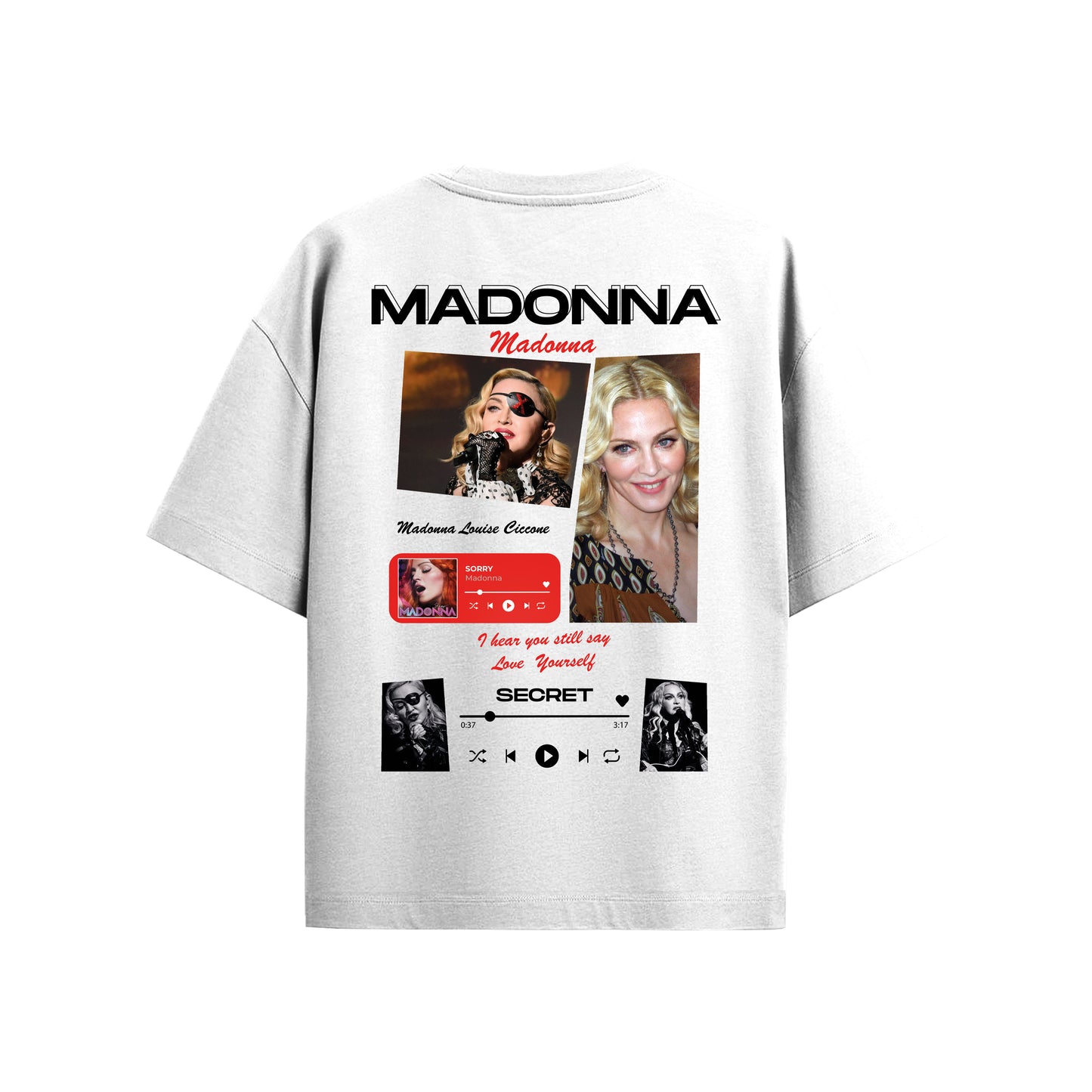 MACKBEARS™   Oversize MADONNA T-shirt