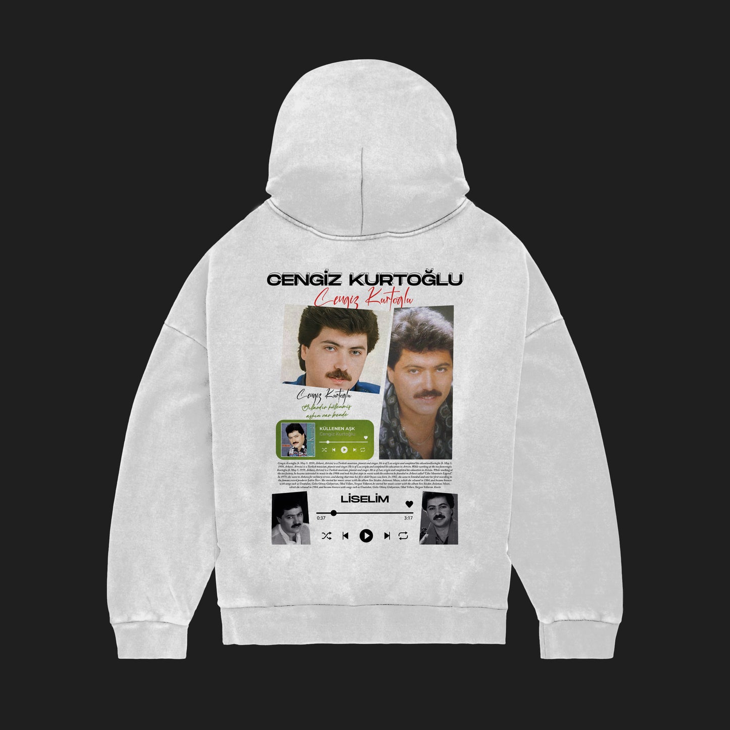 MACKBEARS™   Oversize CENGİZ KURTOĞLU Hoodie