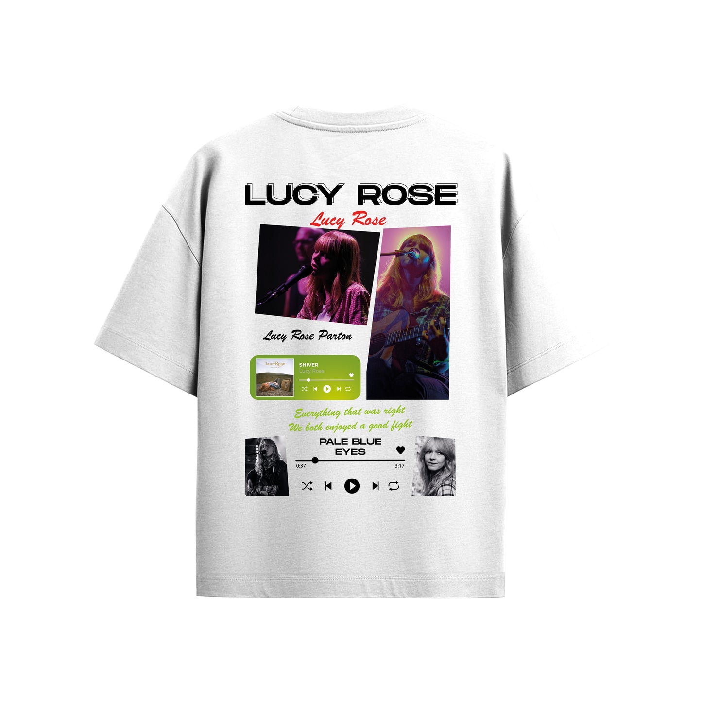 MACKBEARS™   Oversize  LUCY ROSE T-shirt
