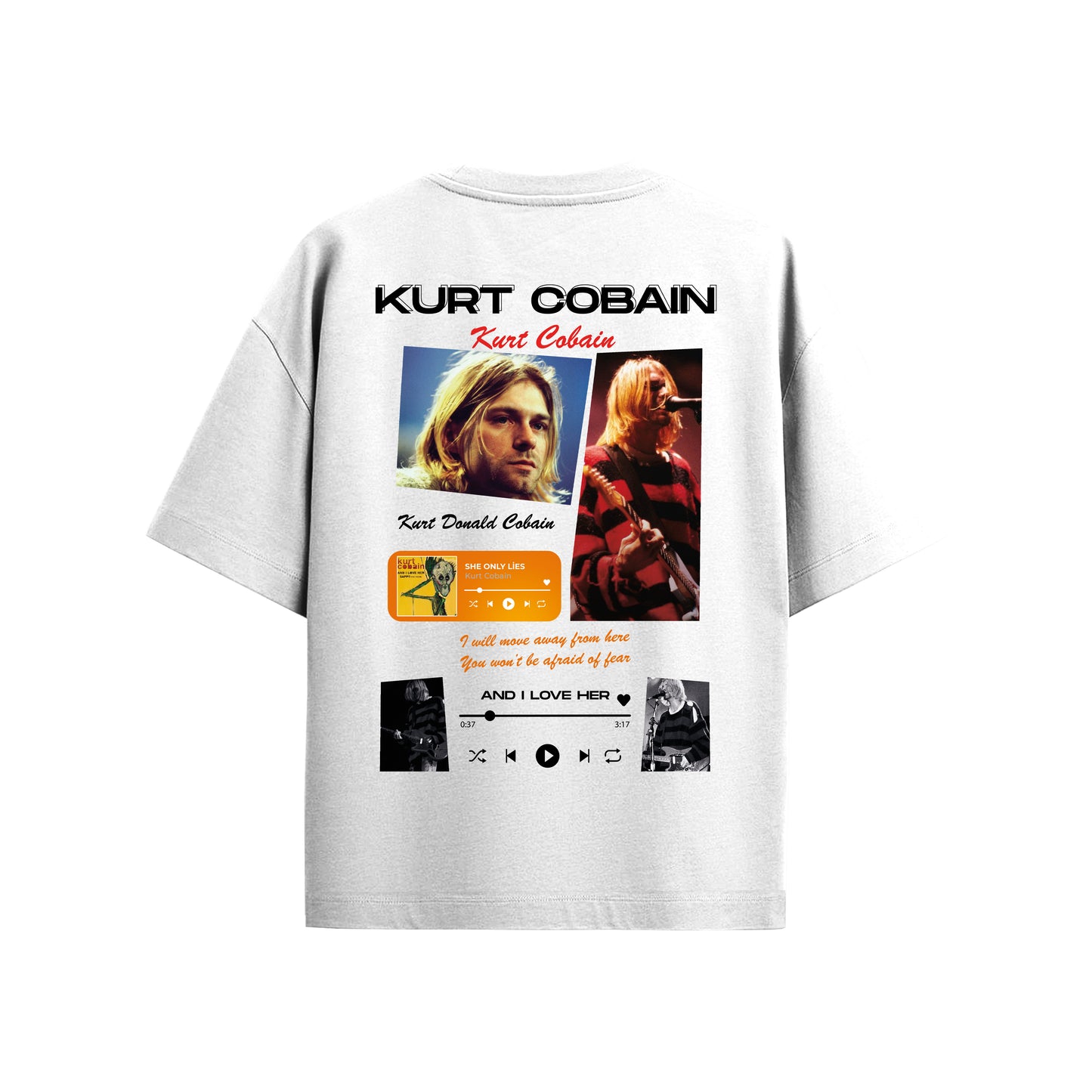 MACKBEARS™   Oversize  KURT COBANI  T-shirt