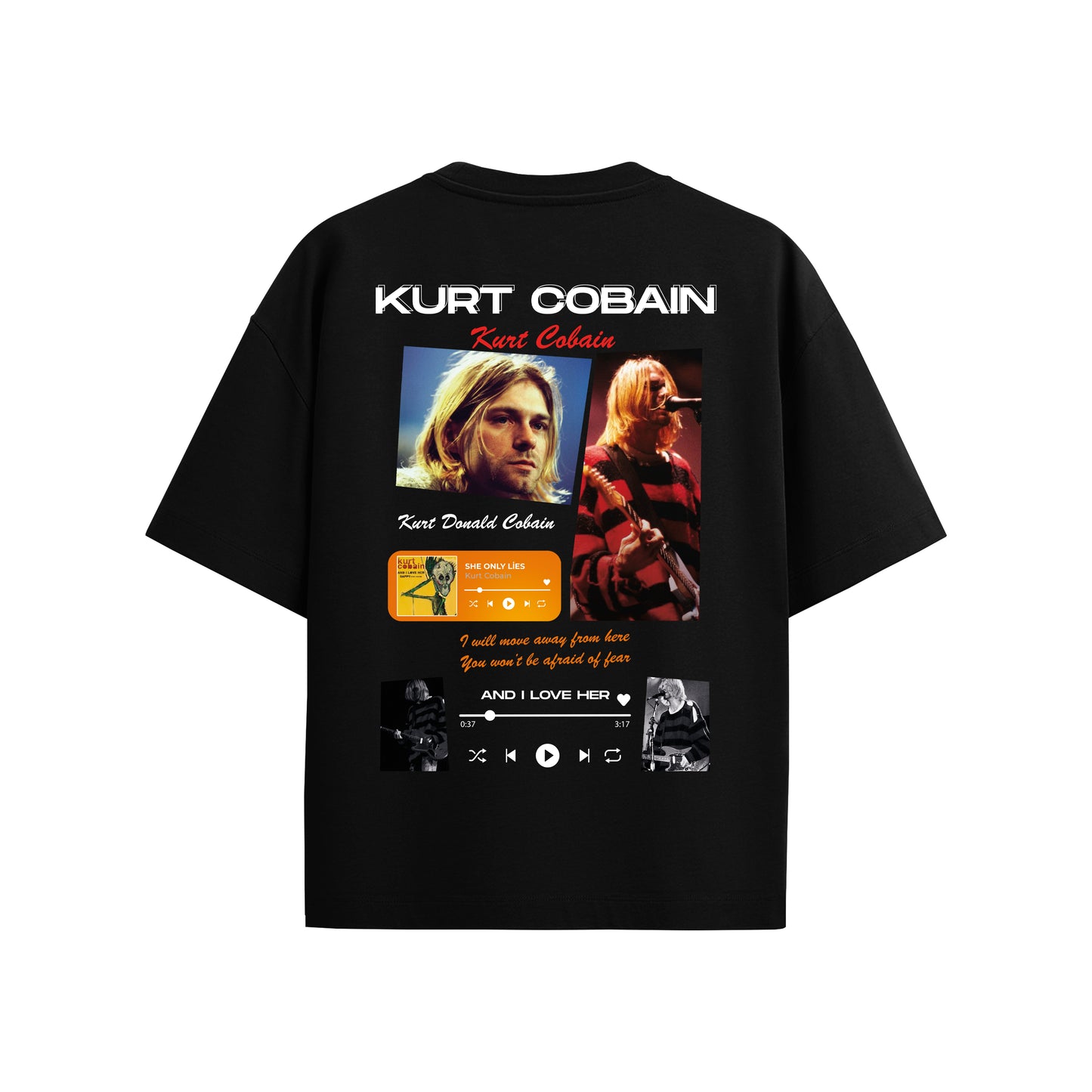 MACKBEARS™   Oversize  KURT COBANI  T-shirt