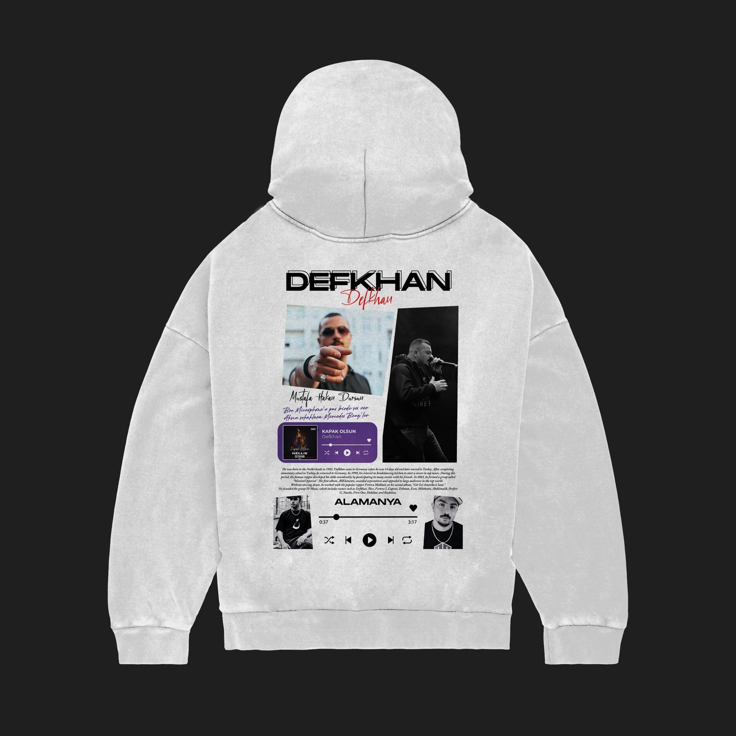 MACKBEARS™   Oversize DEFKHAN Hoodie