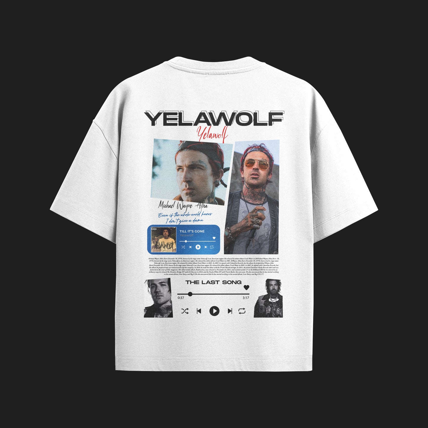 MACKBEARS™   Oversize  YELAWOLF T-shirt