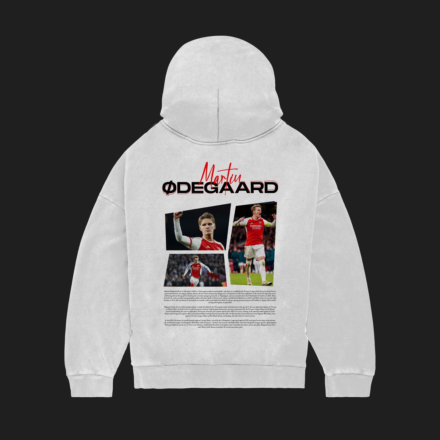 MACKBEARS™   Oversize MARTİN DEGAARD Hoodie