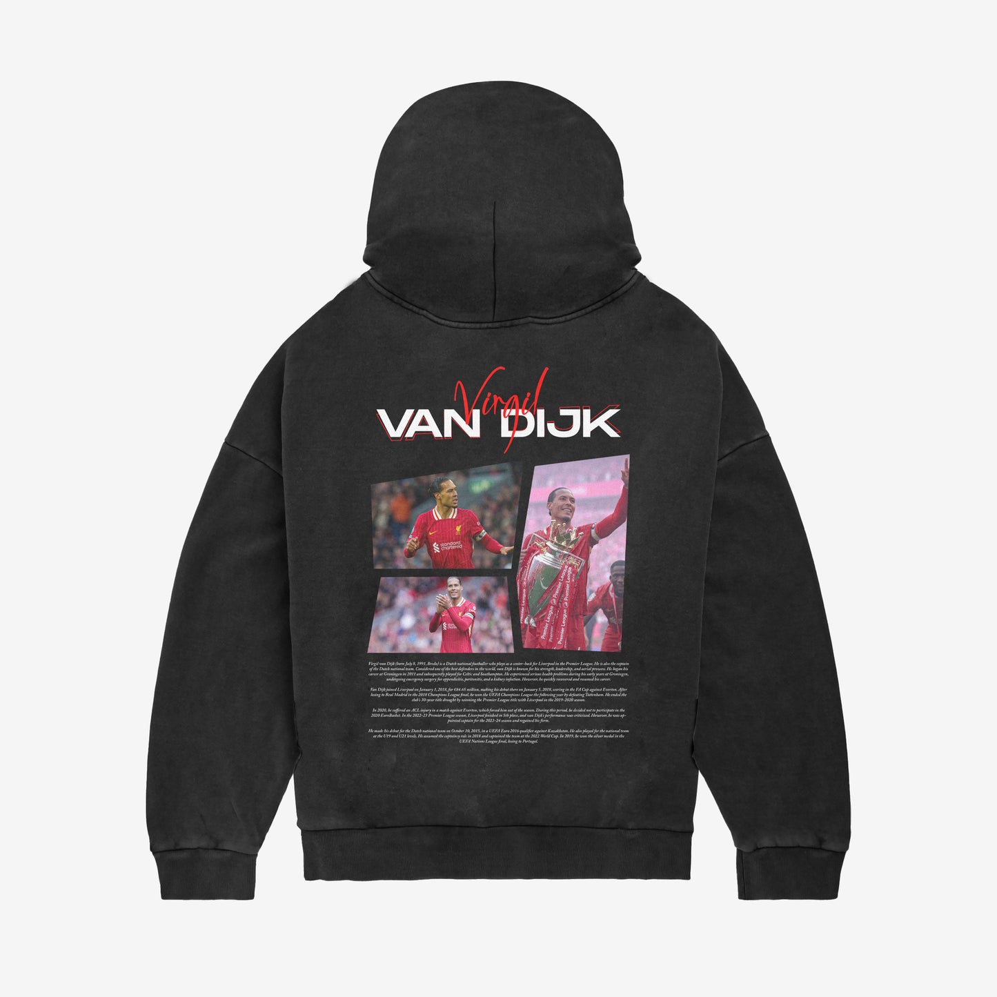 MACKBEARS™   Oversize VİRGİL VAN DIJK Hoodie