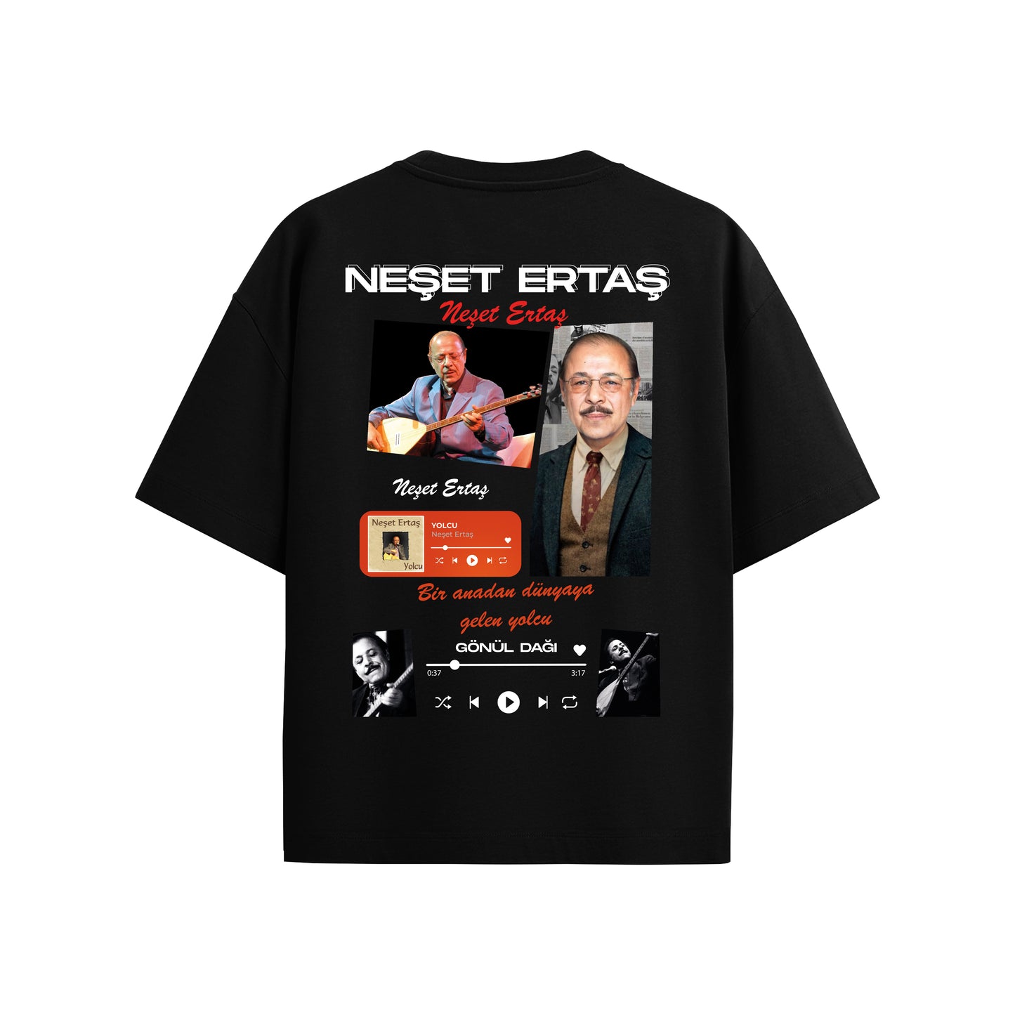 MACKBEARS™   Oversize NEŞET ERTAŞ T-shirt