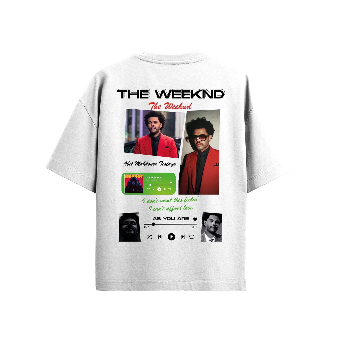 MACKBEARS™   Oversize  THE WEEKND T-shirt