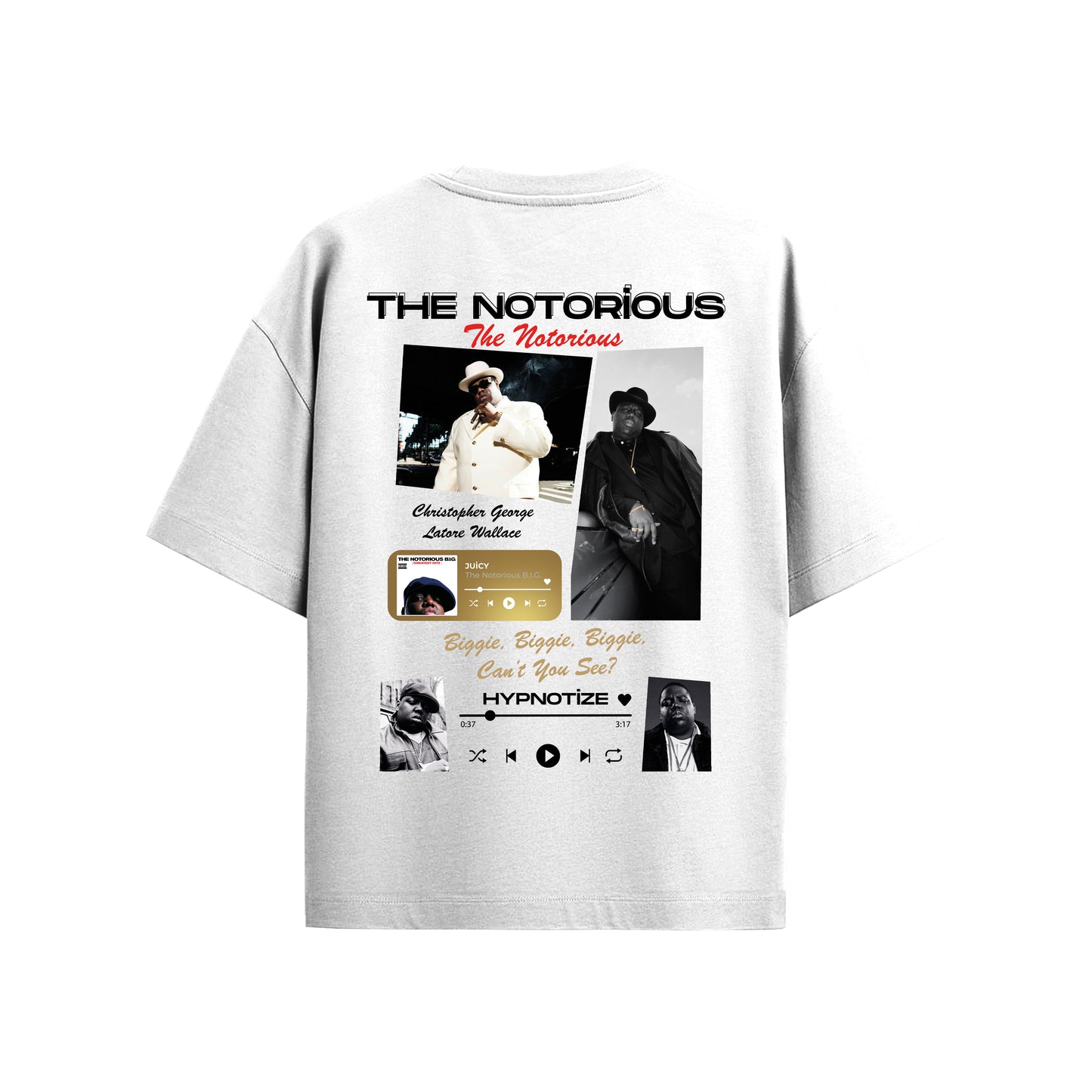MACKBEARS™  Oversize THE NOTORİOUS T-shirt