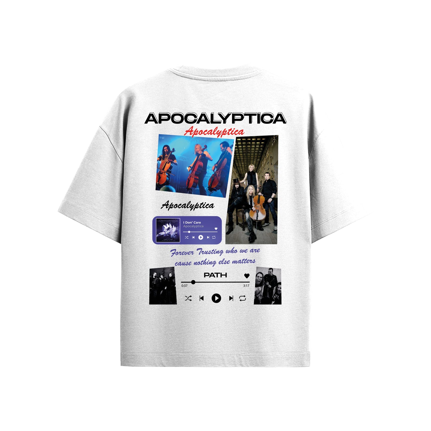 MACKBEARS™   Oversize APOCALYPTICA T-shirt