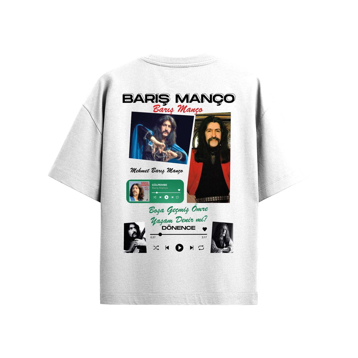 MACKBEARS™   Oversize BARIŞ MANÇO T-shirt