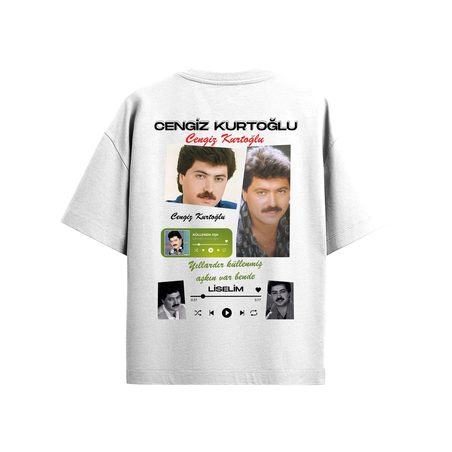 MACKBEARS™   Oversize CENGİZ KURTOĞLU T-shirt