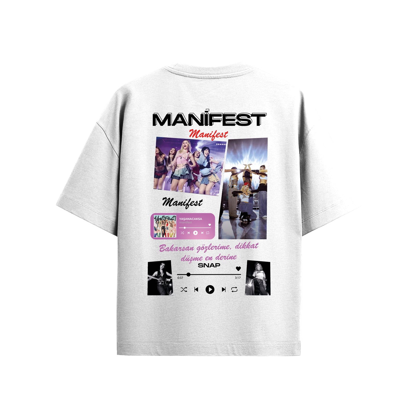MACKBEARS™   Oversize  MANİFEST T-shirt