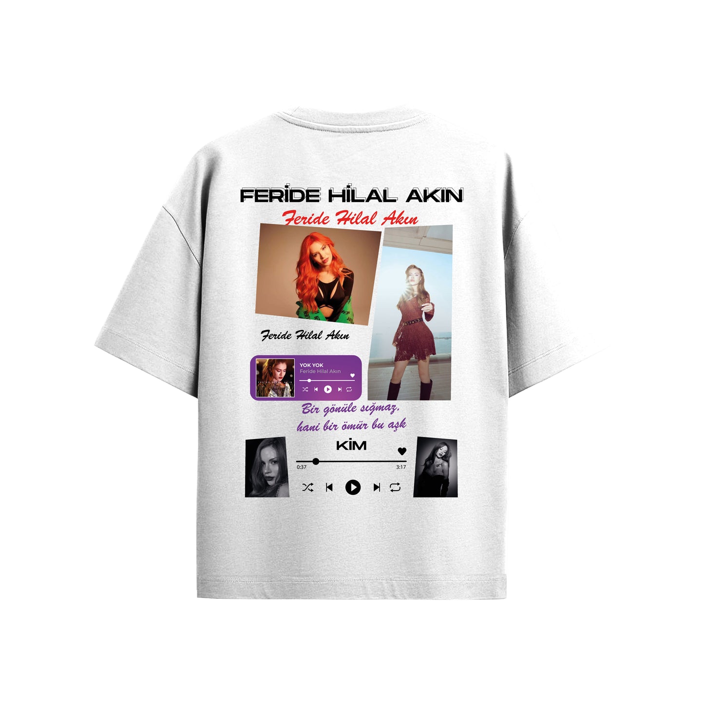 MACKBEARS™   Oversize FERİDE HİLAL AKIN T-shirt