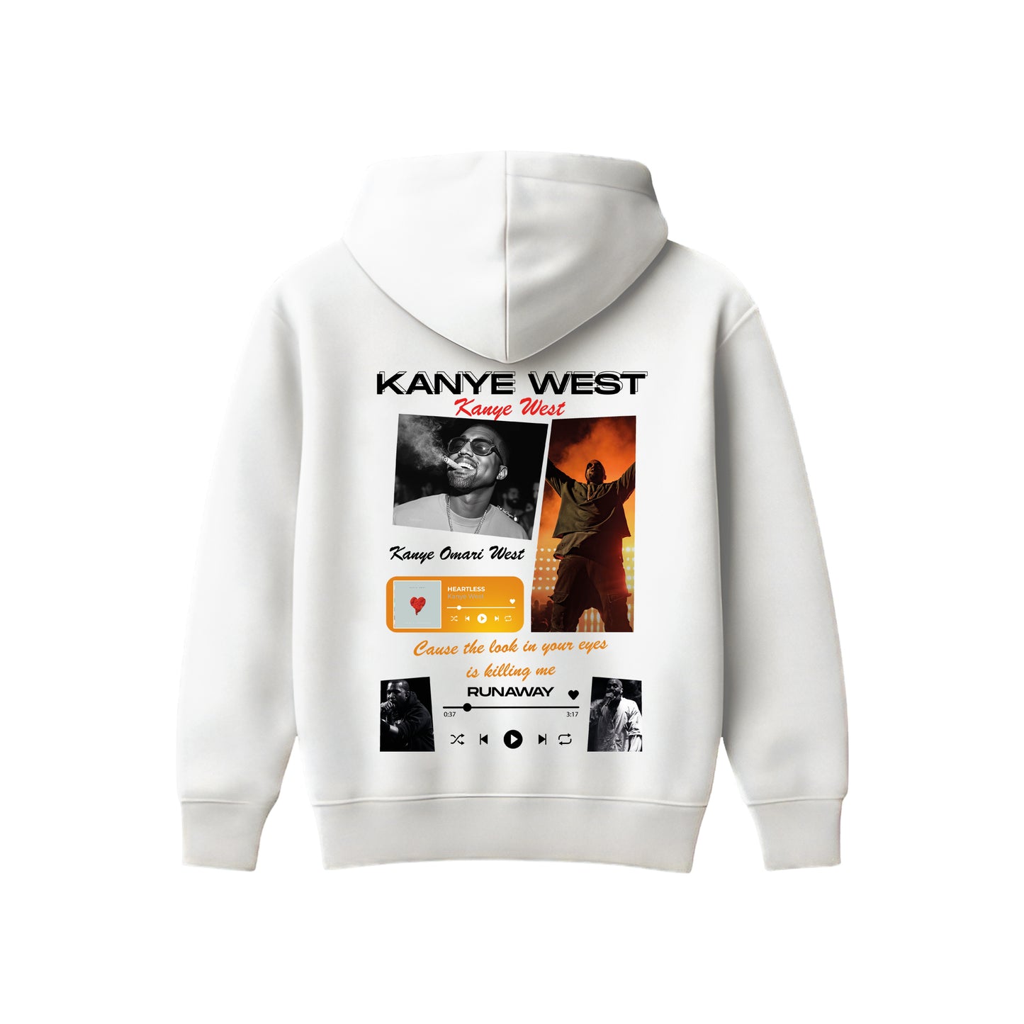 MACKBEARS™   Oversize KANYE WEST Hoodie