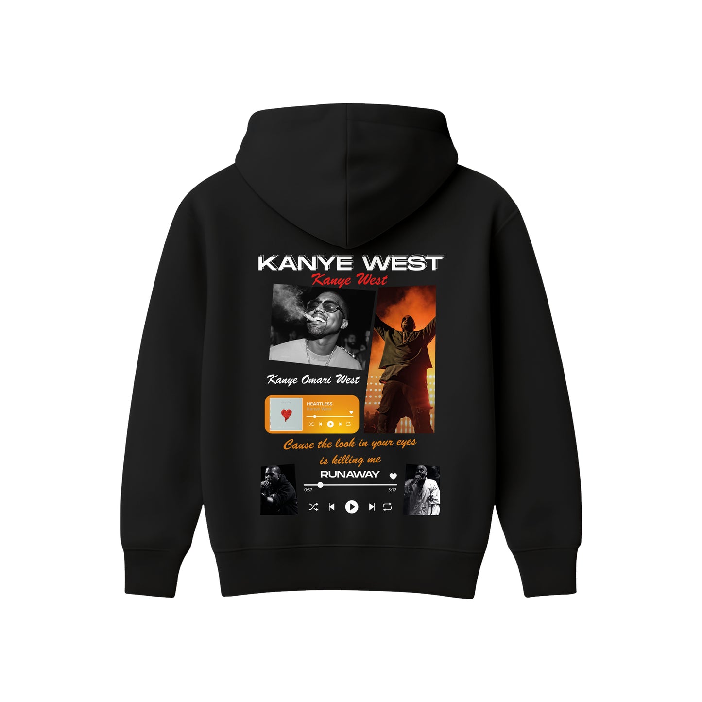 MACKBEARS™   Oversize KANYE WEST Hoodie