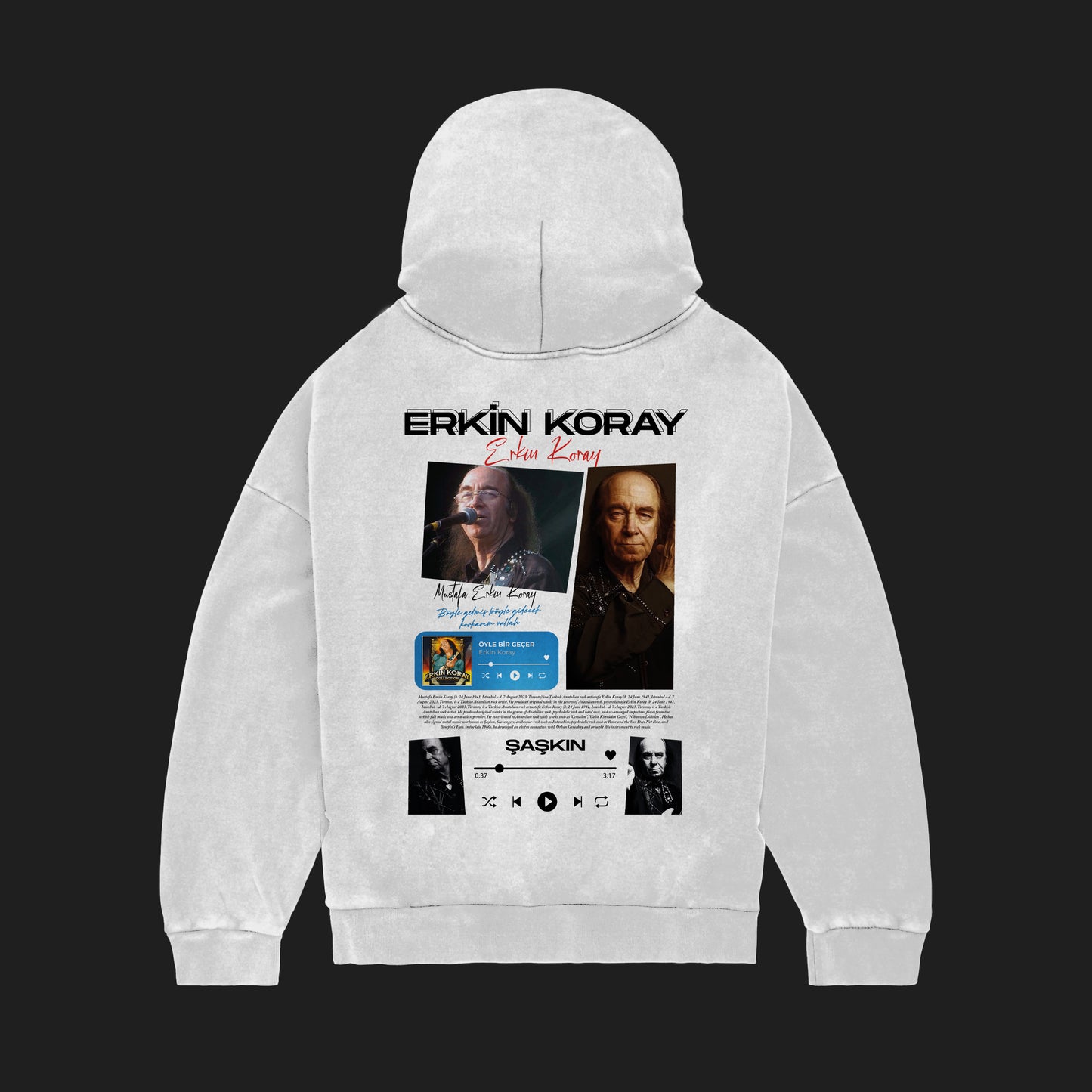 MACKBEARS™   Oversize ERKİN KORAY Hoodie