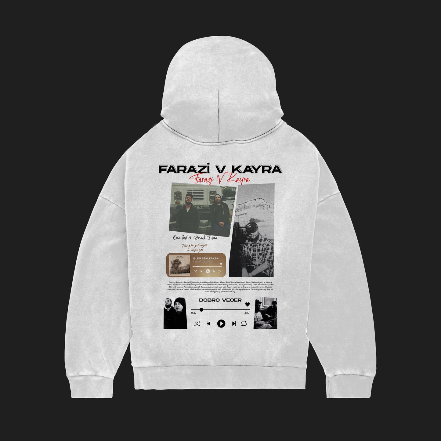 MACKBEARS™   Oversize FARAZİ KAYRA Hoodie