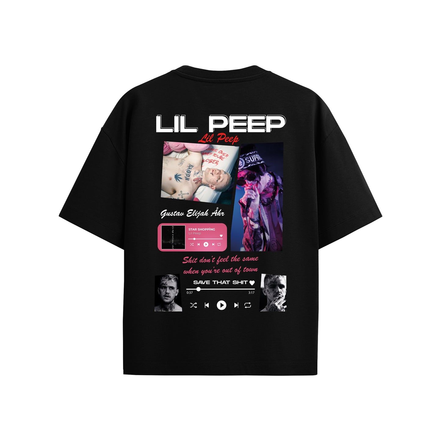 MACKBEARS™  Oversize LIL PEEP T-shirt