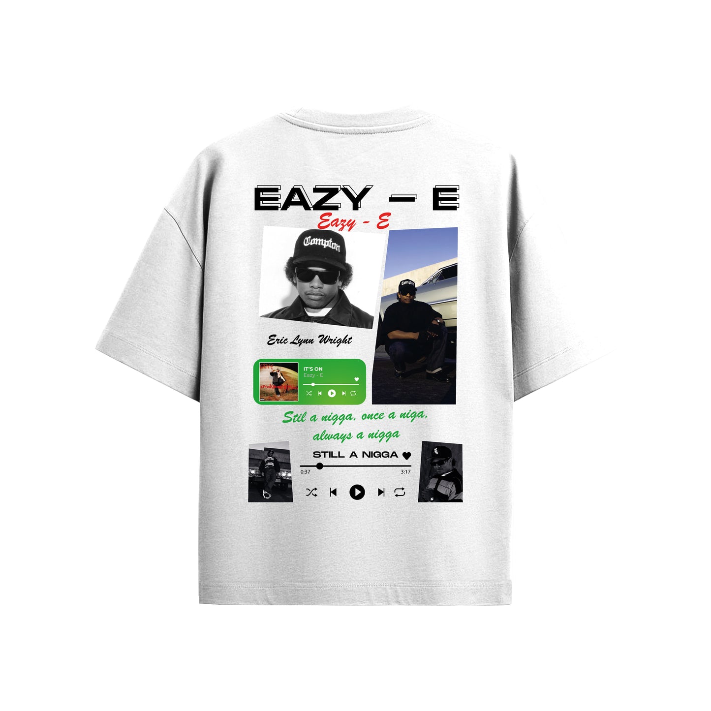 MACKBEARS™  Oversize EAZY-E  T-shirt