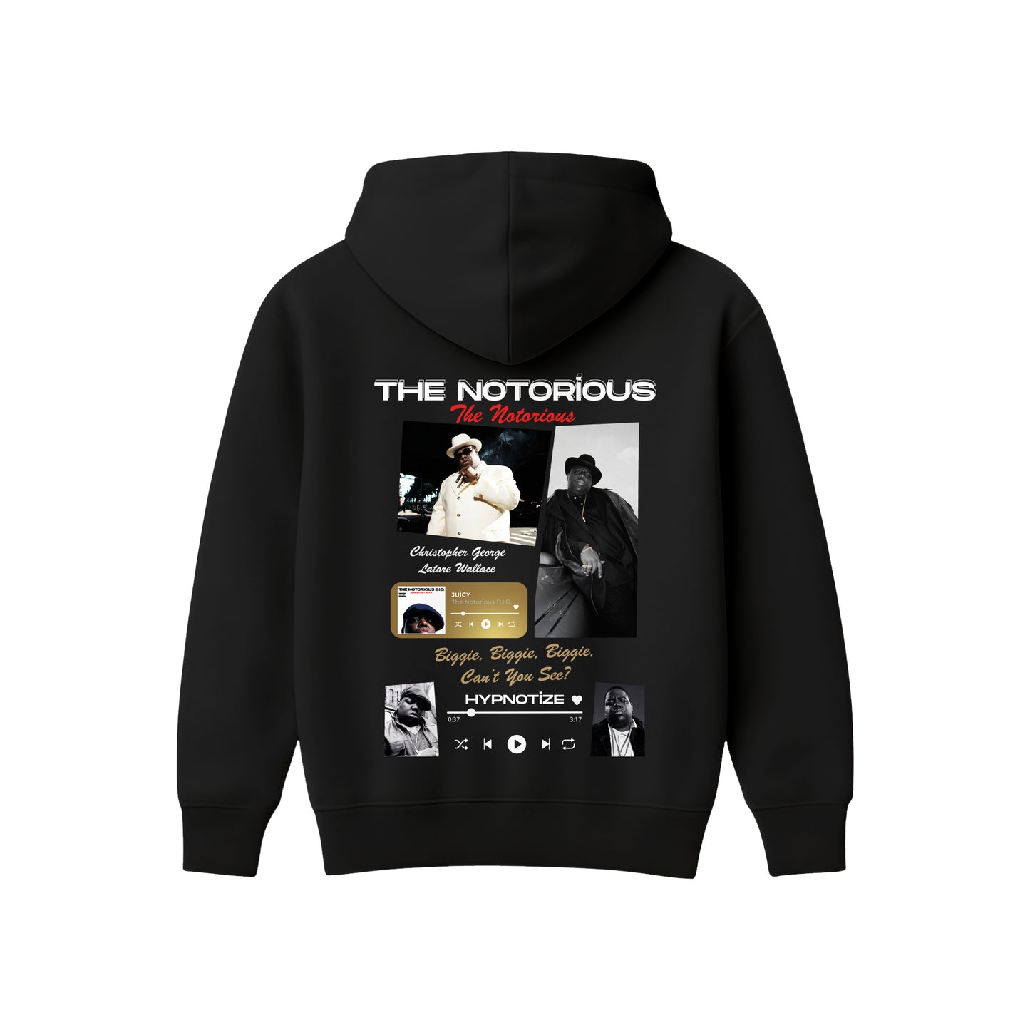 MACKBEARS™   Oversize THE NOTORİOUS  Hoodie