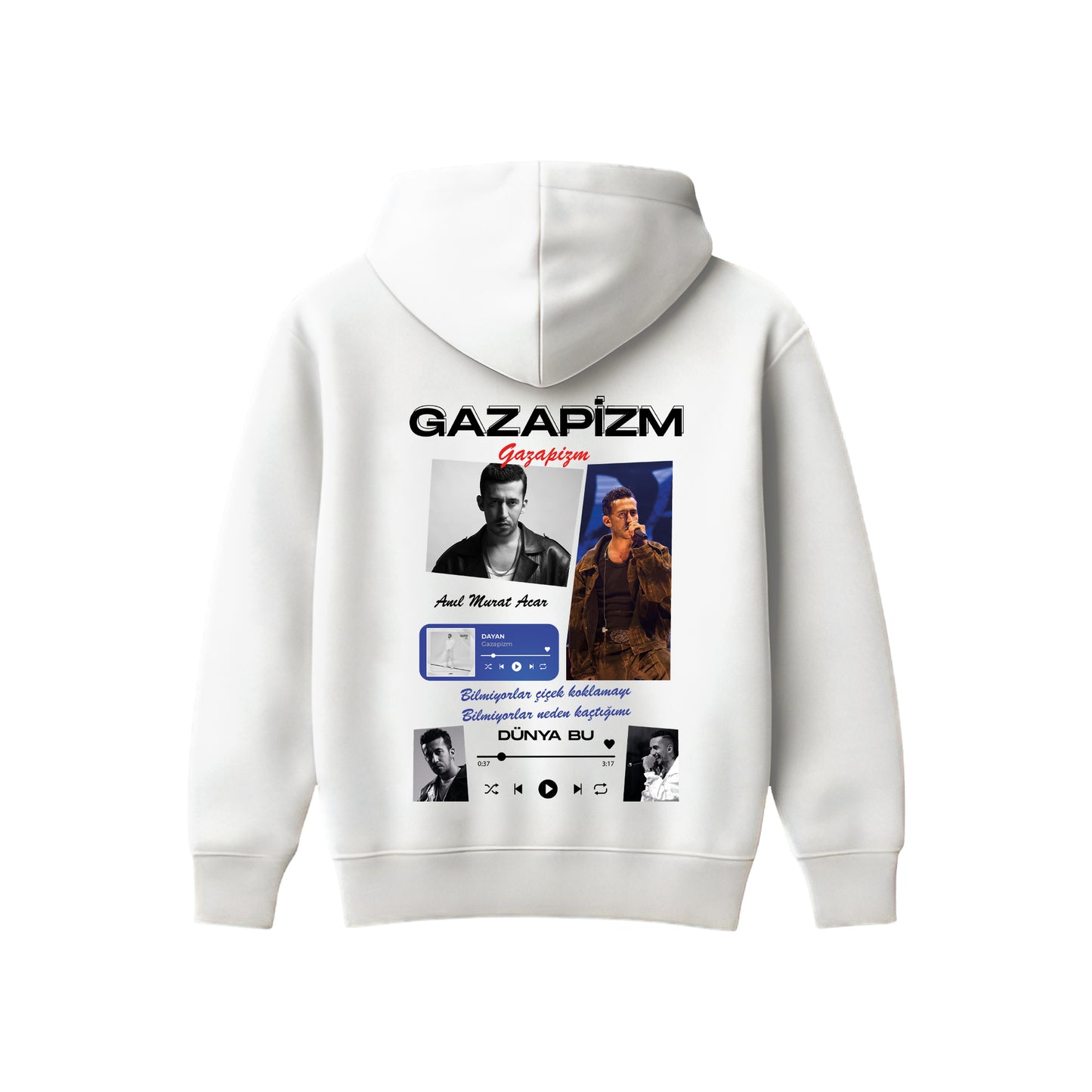 MACKBEARS™   Oversize GAZAPİZM Hoodie