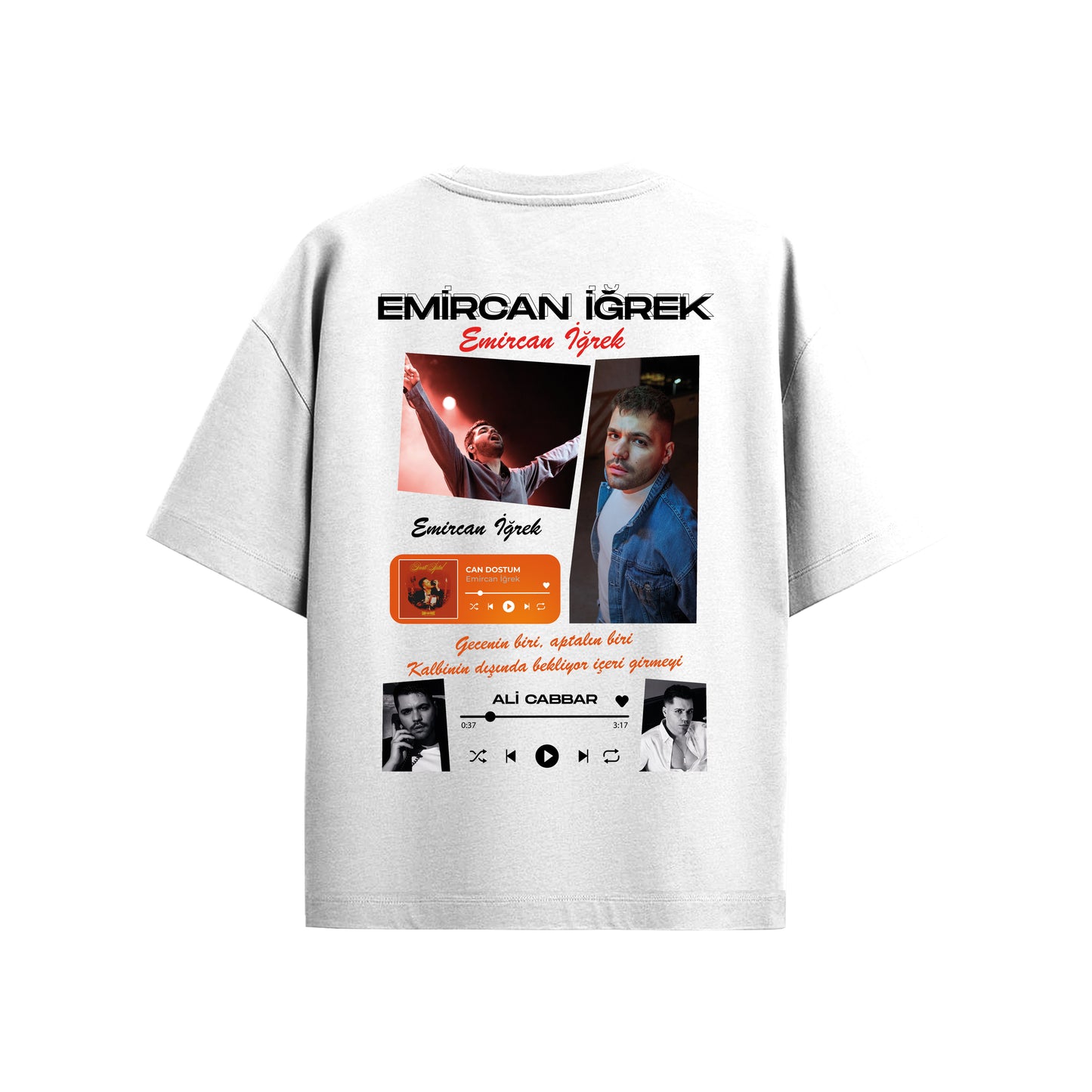 MACKBEARS™   Oversize  EMİRCAN İĞREK T-shirt