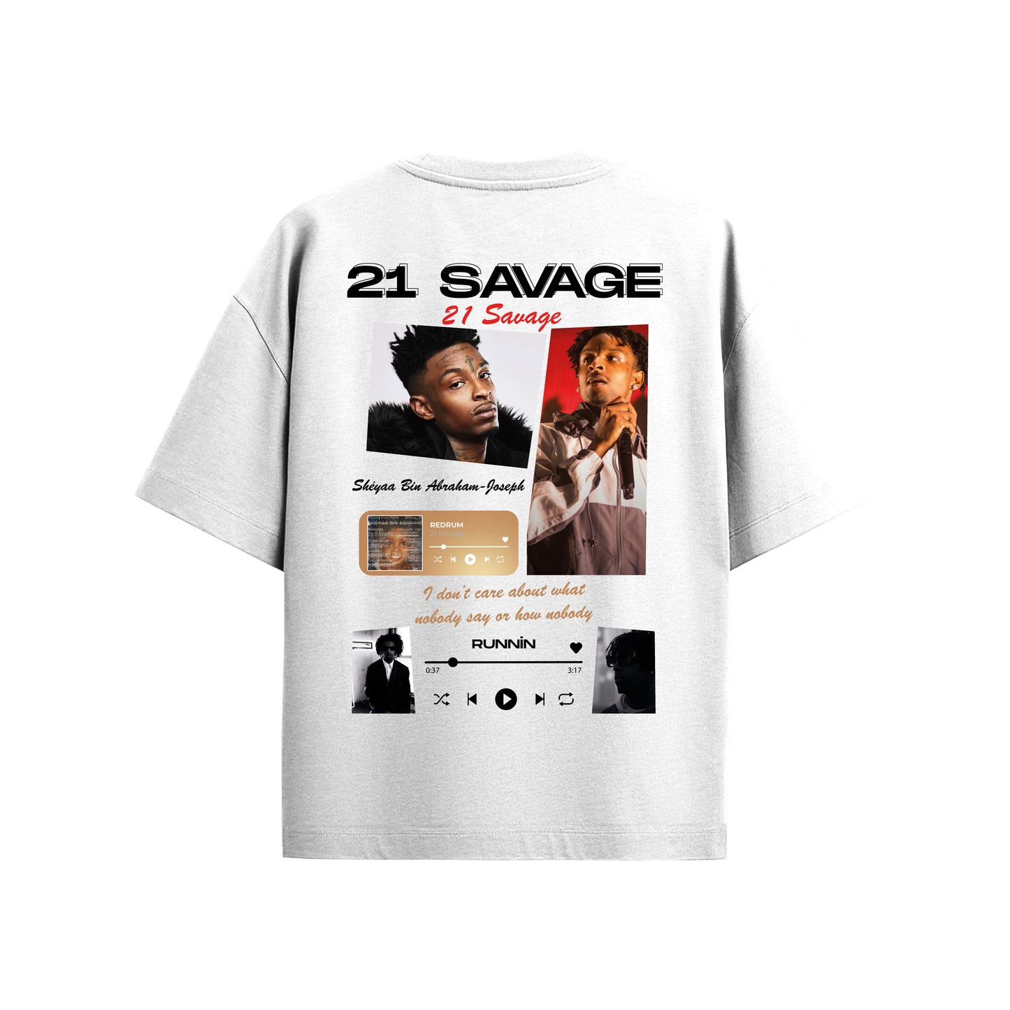 MACKBEARS™   Oversize 21 SAVAGE T-shirt