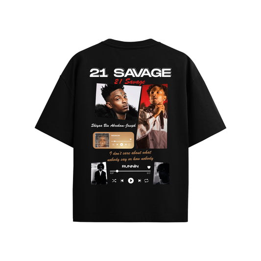 MACKBEARS™   Oversize 21 SAVAGE T-shirt