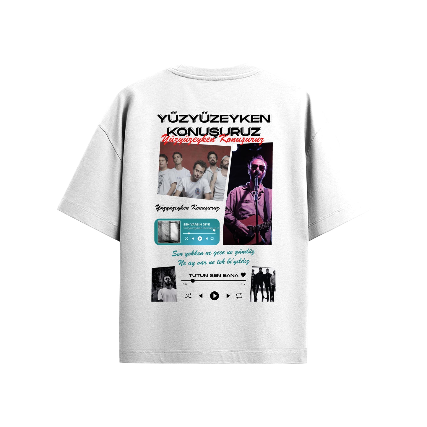 MACKBEARS™   Oversize YÜZYÜZEYKEN KONUŞURUZ T-shirt