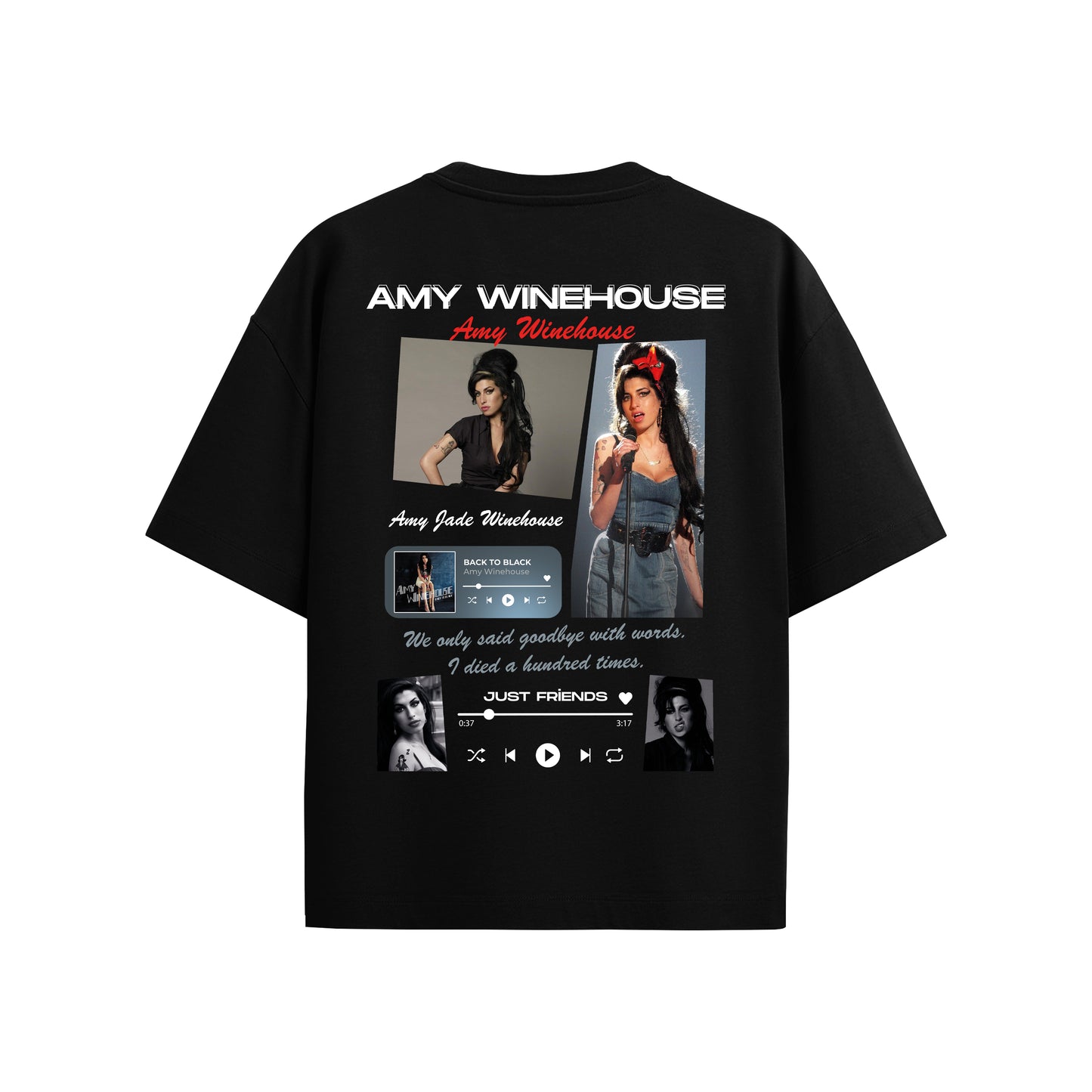 MACKBEARS™   Oversize AMY WINEHOUSE T-shirt