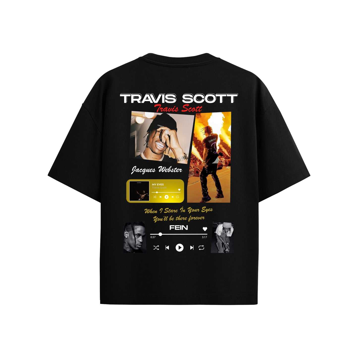 MACKBEARS™  Oversize TRAVIS SCOTT T-shirt