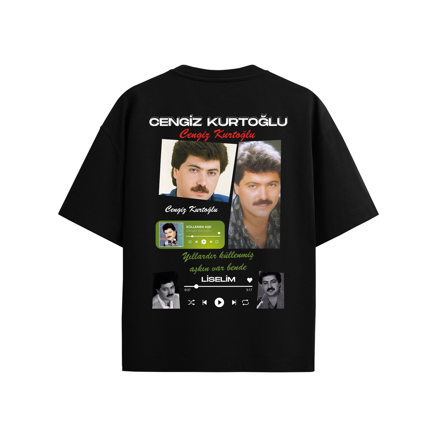 MACKBEARS™   Oversize CENGİZ KURTOĞLU T-shirt
