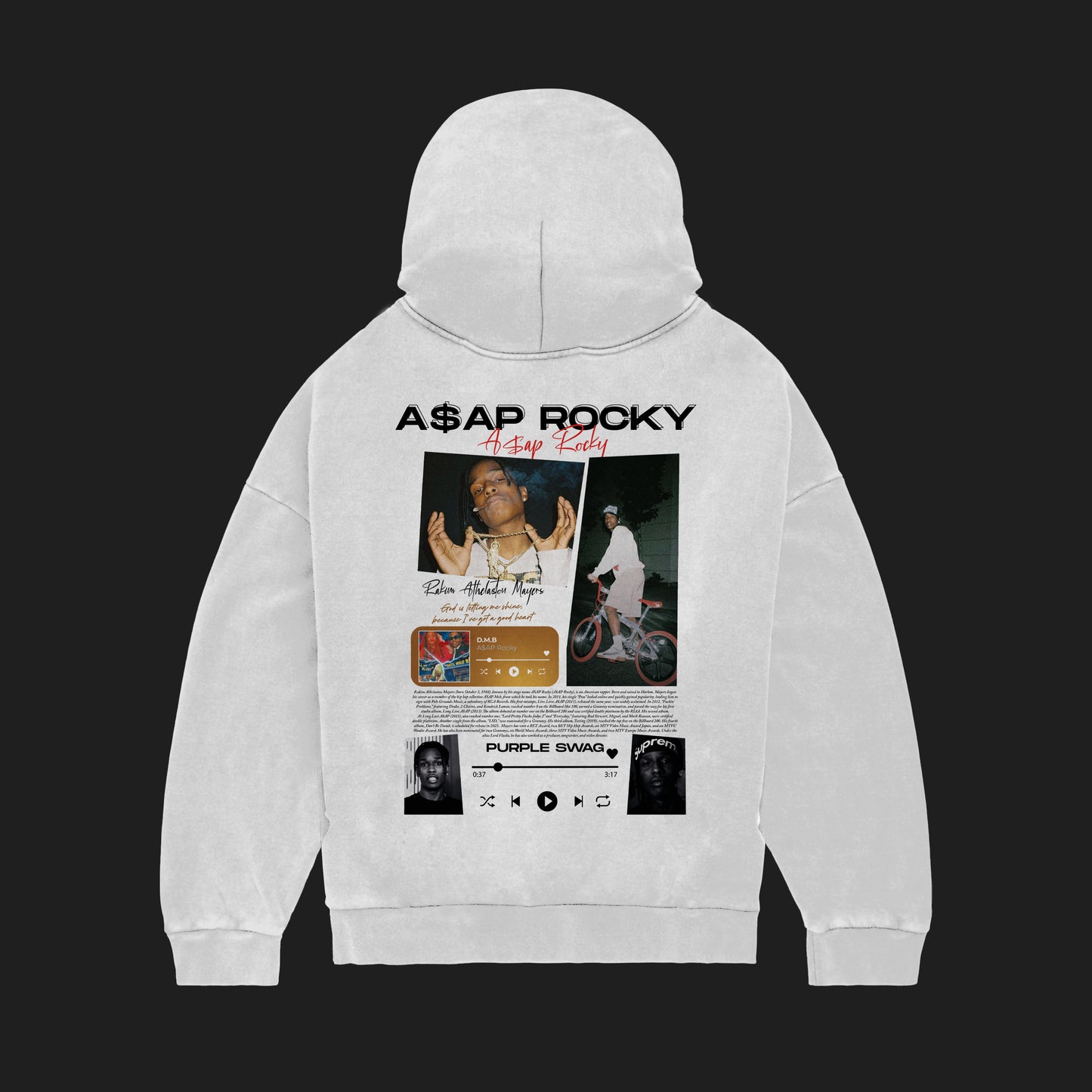 MACKBEARS™   Oversize A$AP ROCKY  Hoodie