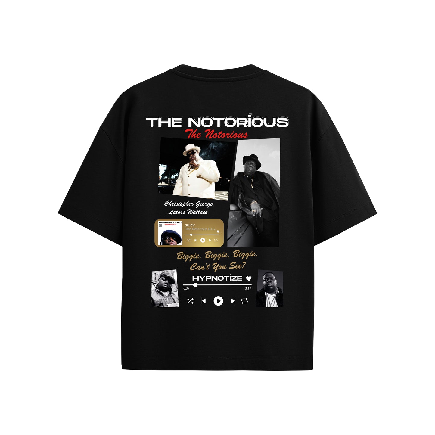 MACKBEARS™  Oversize THE NOTORİOUS T-shirt