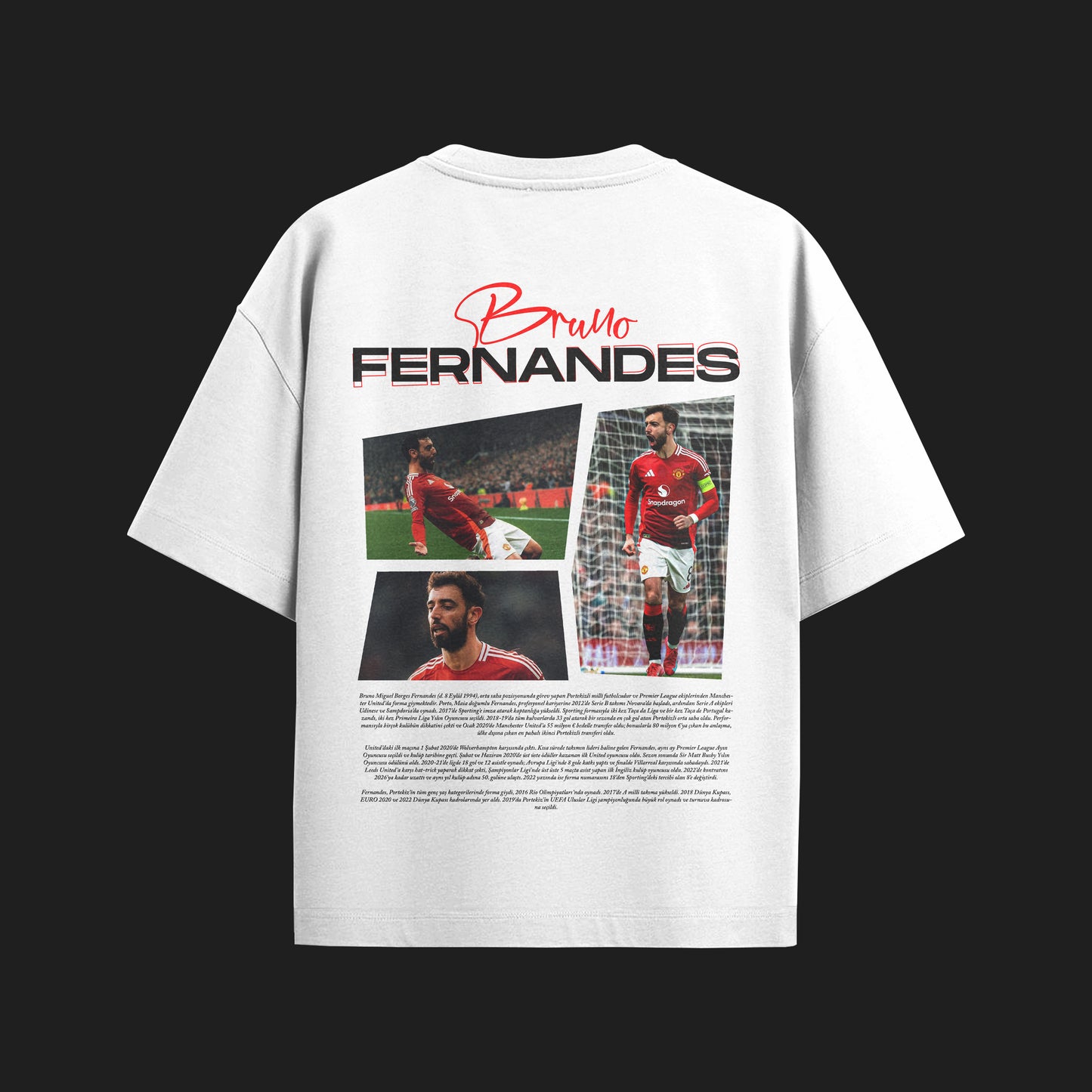 MACKBEARS™   Oversize  BRUNO FERNANDES T-shirt