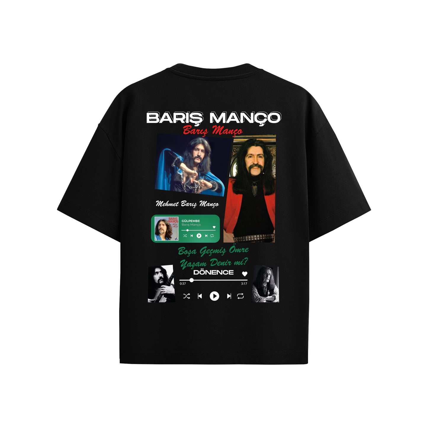MACKBEARS™   Oversize BARIŞ MANÇO T-shirt