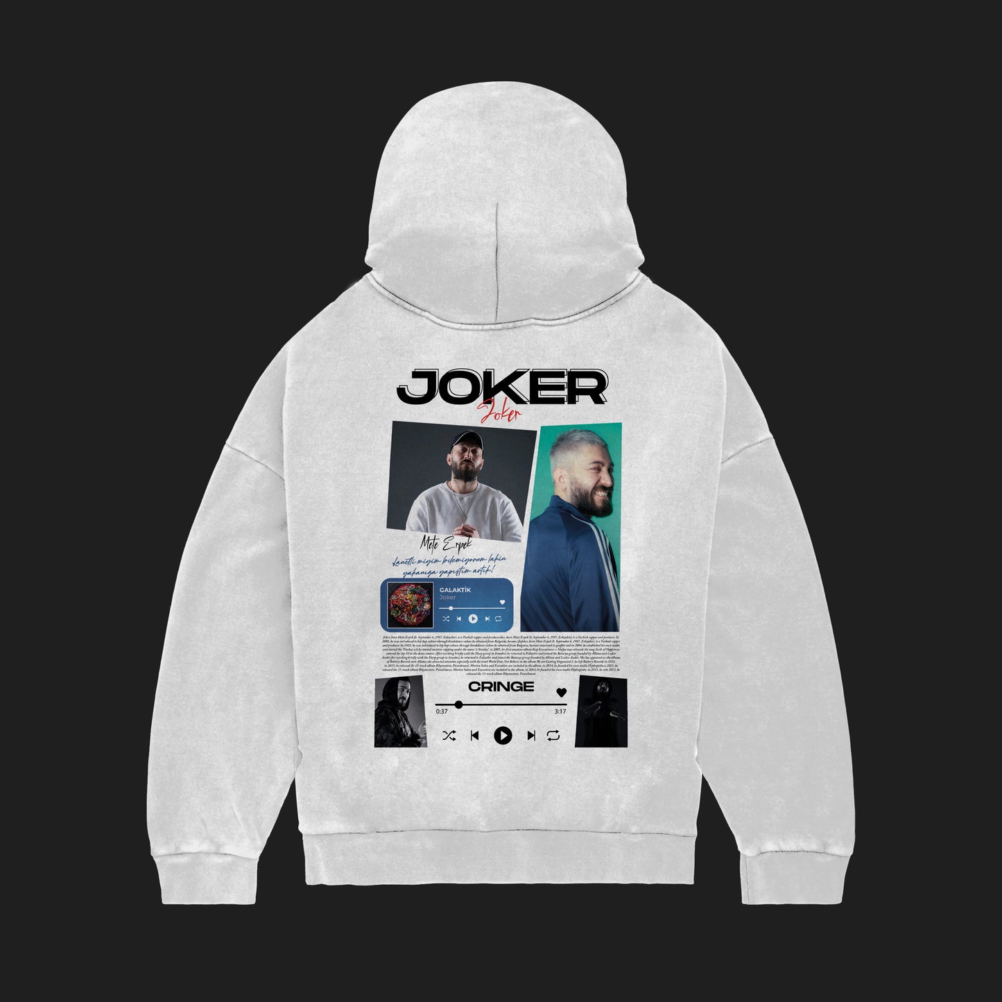MACKBEARS™   Oversize  JOKER Hoodie