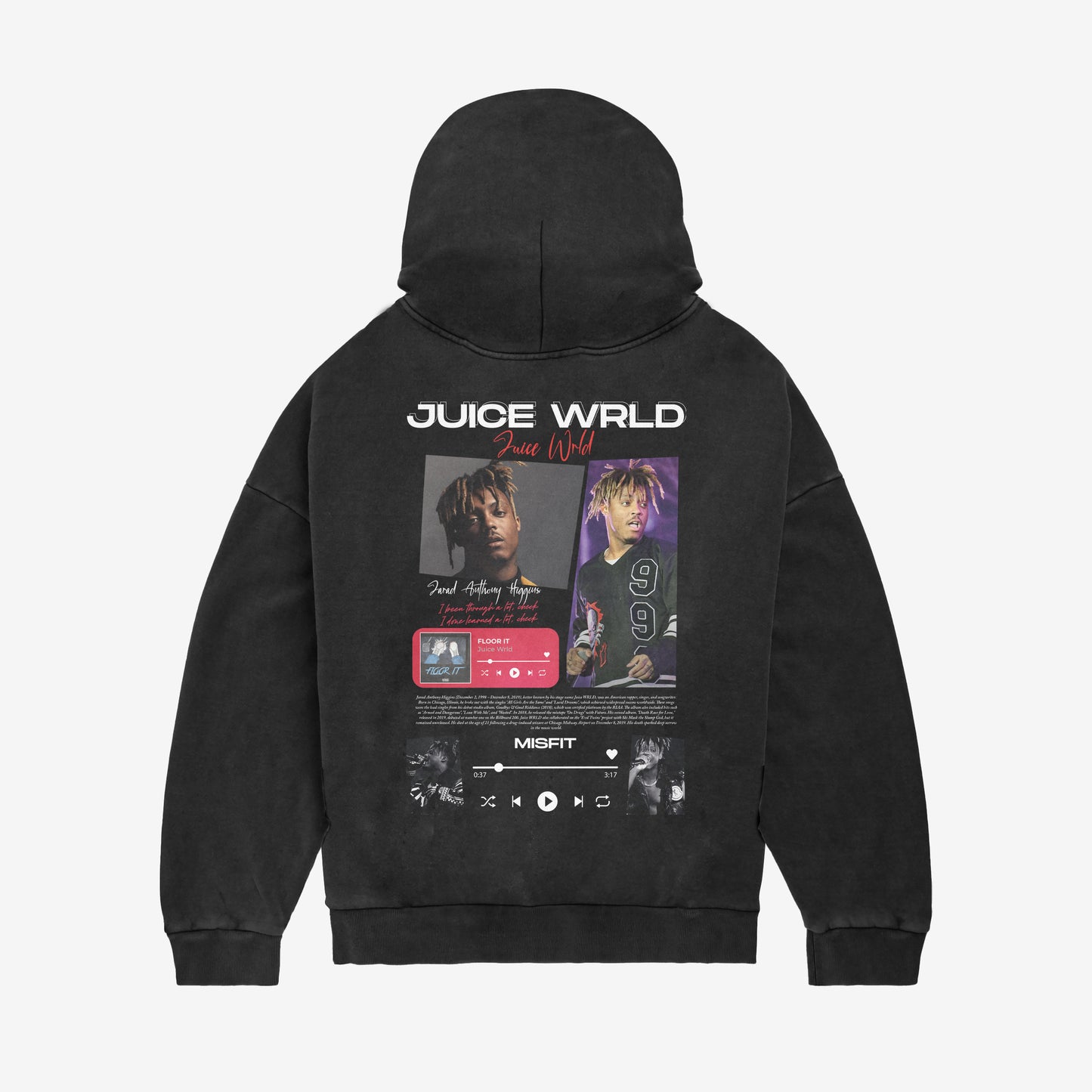 MACKBEARS™   Oversize  JUICE WRLD Hoodie