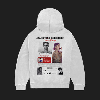 MACKBEARS™   Oversize  JUSTIN BIEBER Hoodie