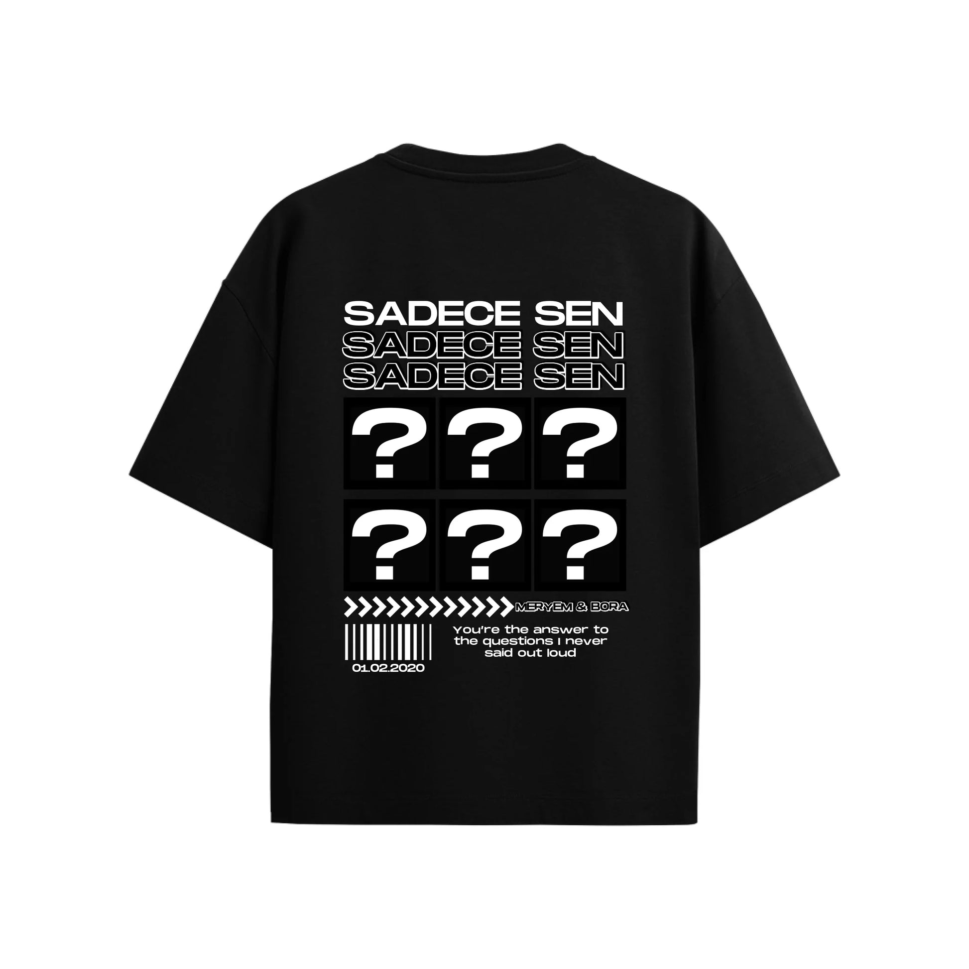 T-SHİRT ARKA SİYAH