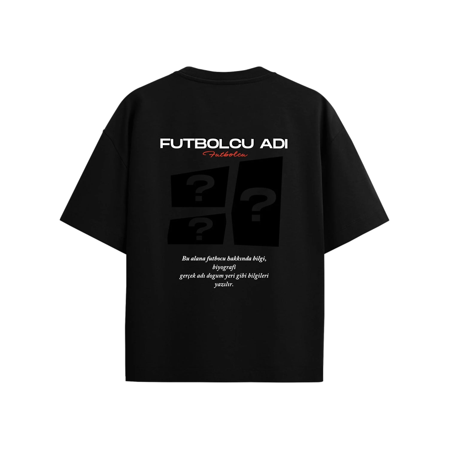 T-SHİRT ARKA SİYAH