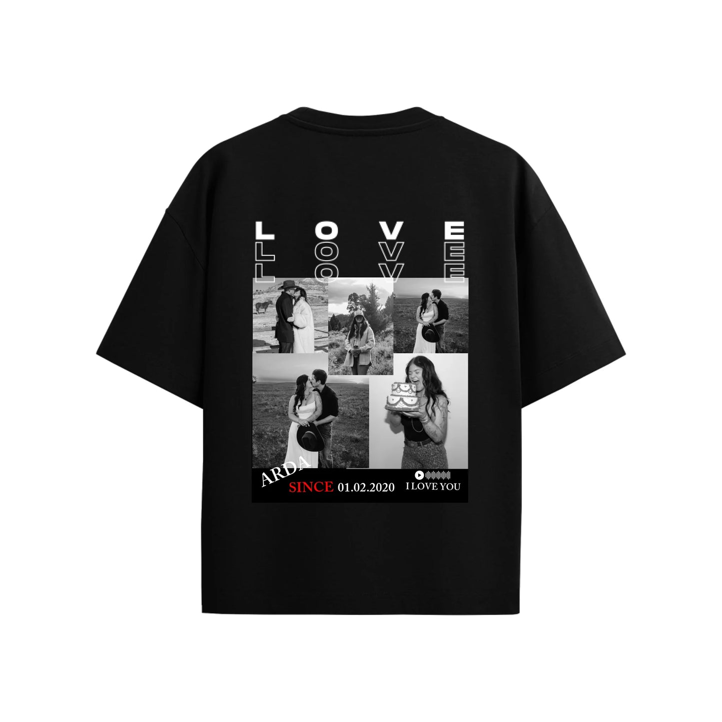 T-SHİRT ARKA SİYAH