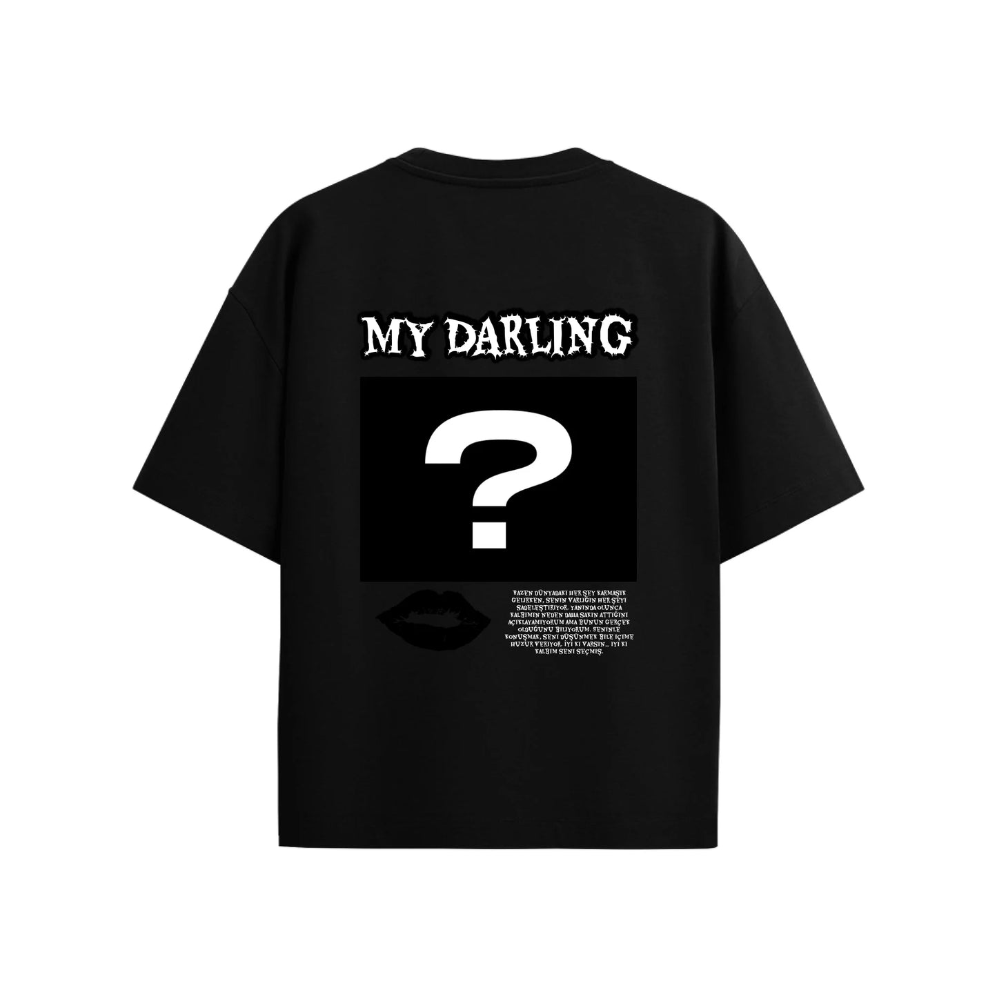 T-SHİRT ARKA SİYAH