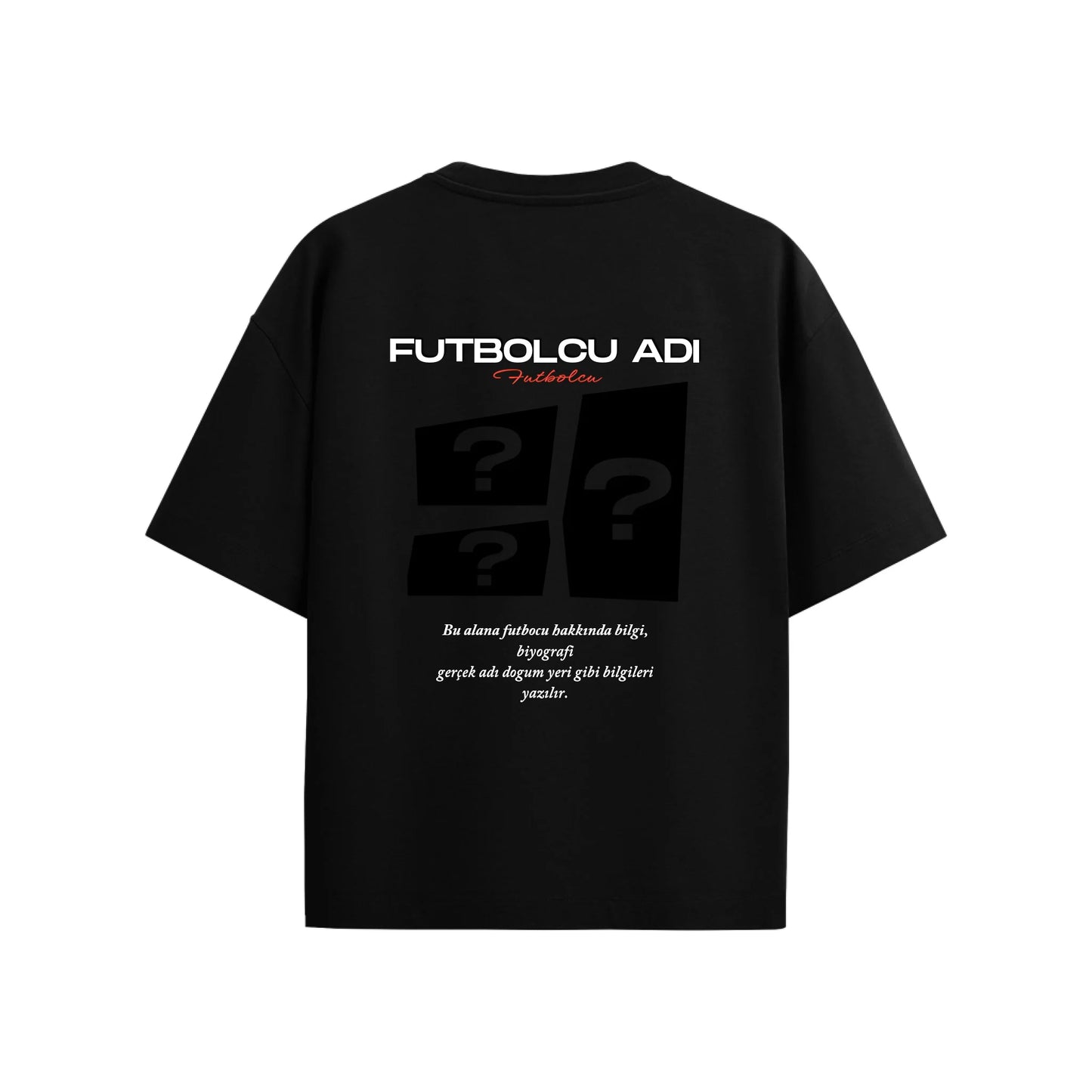 T-SHİRT ARKA SİYAH