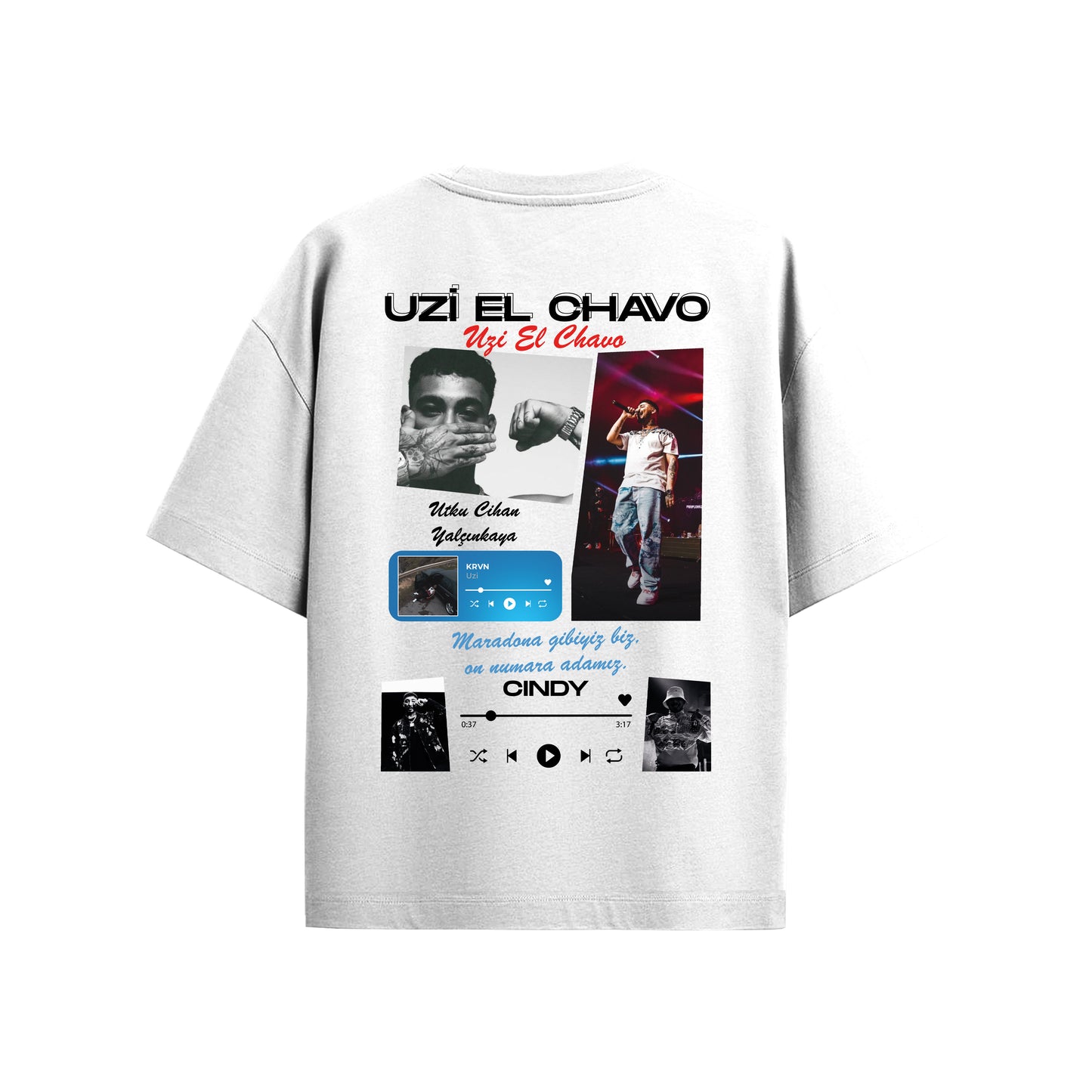 MACKBEARS™  Oversize UZİ EL CHAVO T-shirt