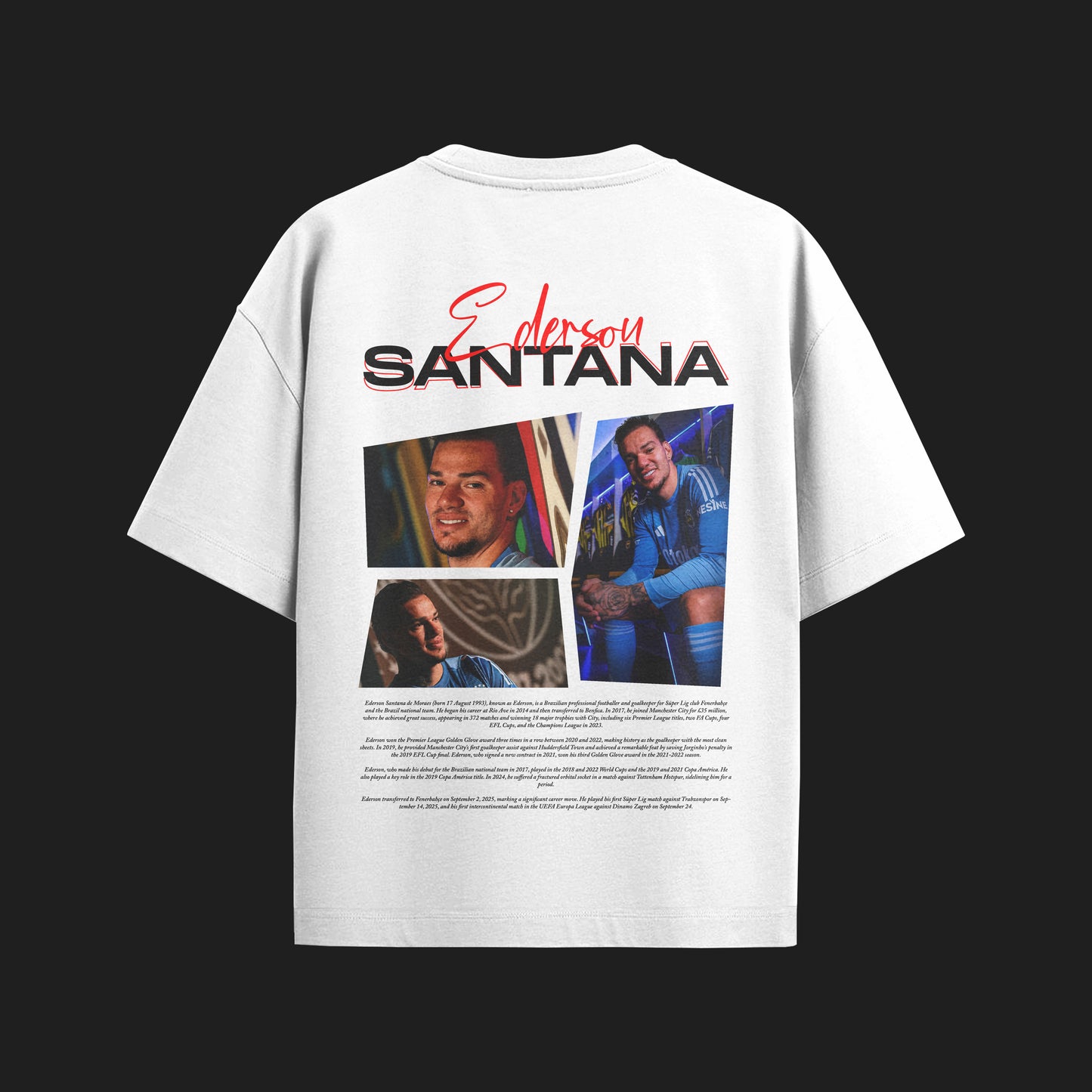 MACKBEARS™   Oversize EDERSON SANTANA T-shirt