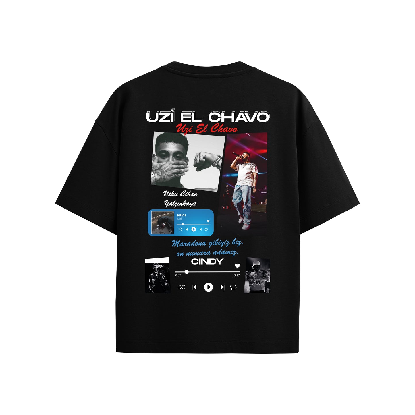 MACKBEARS™  Oversize UZİ EL CHAVO T-shirt